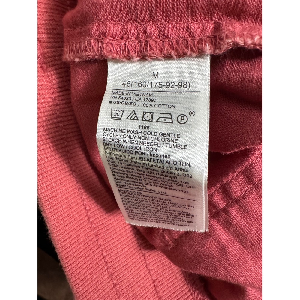 Gap Women's 100% Cotton Utility Drawstring Shorts Rose Pink Size Medium - Picture 4 of 8